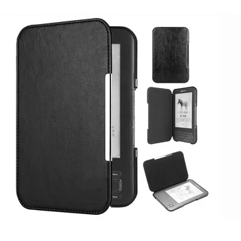 Чехол для Amazon Kindle 3 Читалка с клавиатурой 3-го поколения Kindle D00901 Ультратонкая кожаная обложка Флип-фолио Магнитные чехлы