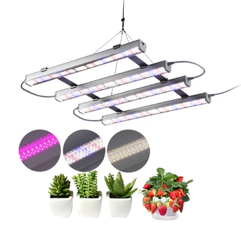 Лампа для выращивания растений с лампой дневного света, Фито-светодиодная лампа для выращивания растений в помещении, гидропонный светильник для растений