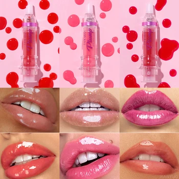 Блеск для губ в форме ракеты Creative Boost, зеркальная водная помада, увлажняющее масло для губ, косметика для макияжа губ, стойкий блеск для губ