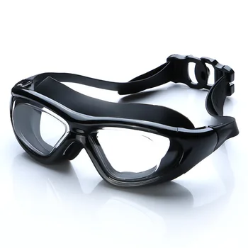 Водонепроницаемые и противотуманные очки для плавания HD в большой оправе, очки для дайвинга для мужчин и женщин, очки для плавания, Снаряжение для плавания