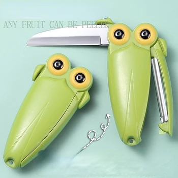 Нож для фруктов Бытовой Складной нож для чистки дыни и фруктов 
