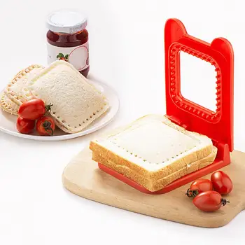 Резак для запекания хлеба для начинки Создавайте бутерброды с помощью форм из пищевой нержавеющей стали, машина для запекания сэндвичей своими руками