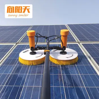 Фабрика Xiangyangtian Новый дизайн фотоэлектрических систем Полуавтоматическая машина для очистки солнечных панелей с меньшим количеством воды