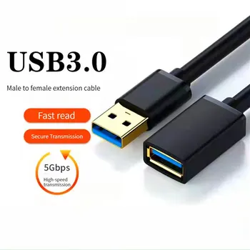 2 м-0,5 м USB3.0/2.0 Удлинительный Кабель для Smart TV PS4 Xbox One SSD USB Удлинитель Кабель для передачи данных от женщины к мужчине USB Кабель для быстрой передачи данных