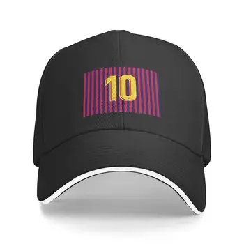 Бейсбольная кепка Punk Unisex Номер 10 Soccer Legend для взрослых Messis, Регулируемая шляпа для папы, для мужчин и женщин, защита от солнца