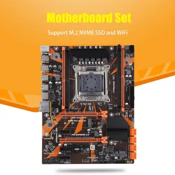 Комплект материнской платы X99 KIT с процессором Xeon E5 2630 V4 2шт X 8 ГБ = 16 ГБ памяти DDR4 2666 МГц