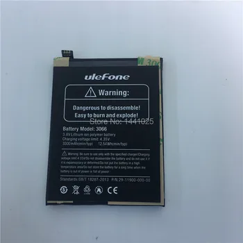 YCOOLY для ulefone X battery 3300 мАч Высококачественная батарея мобильного телефона с длительным временем ожидания YCOOLY для ulefone 3066 battery