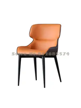 Современный и простой обеденный стул для маленькой квартиры в скандинавском стиле Легкий Роскошный Обеденный стол и стул с мягкой спинкой Для отдыха