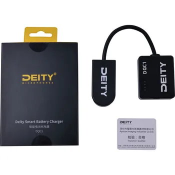 Интеллектуальное зарядное устройство Deity Microphones DQC1 Заряжает аккумулятор типа 2054, аккумулятор S-95 С мощным выходом USB-C