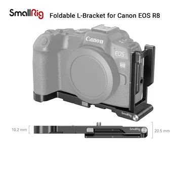 Складной L-образный кронштейн SmallRig для Canon EOS R8 В сложенном виде хранится как один переносной аксессуар для Canon EOS R8 4211