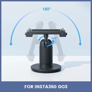 Регулируемая Поворотная подставка Insta360 GO 3 Крепление Поворотной подставки с Магнитной Защелкой Аксессуары для экшн-камеры