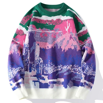 Осень Зима, Новый качественный Кашемировый свитер, Мужские Тонкие Пуловеры для упражнений, Мужские Модные Брендовые свитера, Уличная одежда в стиле хип-хоп на открытом воздухе