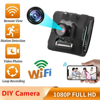 Мини-камера 1080P HD WiFi Беспроводной Монитор Детектор движения Аудио-Видеомагнитофон Камеры видеонаблюдения безопасности Новая Камера