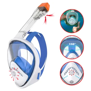 Профессиональная маска для подводного плавания с маской для подводного плавания с аквалангом, маска для подводного плавания с маской и трубкой, Противотуманные очки для детей, Снаряжение для плавания для взрослых