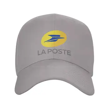 Логотип La Poste, графический логотип бренда, высококачественная джинсовая кепка, Вязаная шапка, бейсболка