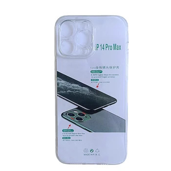 1,3 мм Прозрачный мягкий прозрачный чехол для телефона из ТПУ чехол для мобильного телефона для iphone 15 plus оптом 500 шт. /лот