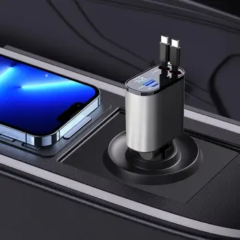 Автомобильный прикуриватель Адаптер 100 Вт Быстрая зарядка Телефона USB Зарядное устройство Многопортовое Универсальное Гнездо для прикуривания внедорожников Автомобилей
