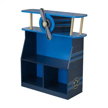 Книжный шкаф для самолета KidKraft Деревянный с 3 полками, синий