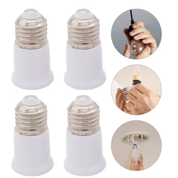 Преобразователь патрона для лампы LED E12, удлинитель для лампочки, Удлинители для адаптера, удлиняющие пластик E27