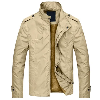 Мужская деловая куртка, брендовая одежда, мужские куртки, осенняя модная ветровка, уличная однотонная повседневная куртка-бомбер с длинными рукавами