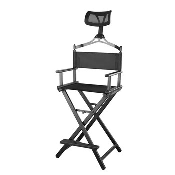 Современный портативный алюминиевый подголовник режиссерского кресла - Портативный складной стул для визажиста / менеджера, лучшая мебель для отдыха