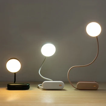 Креативная настольная лампа на шланге, USB-зарядка, термоусадочные лампы для чтения, ночник для спальни, освещение, декор для друзей, праздничные подарки
