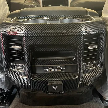 Авто Внутри сзади, задняя крышка розетки кондиционера, улучшенная отделка обвеса автомобиля для Dodge RAM 1500 TRX 2019+