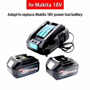 для аккумуляторов Makita 18v 6000mAh, аккумуляторных электроинструментов, BL1860 BL1850 BL1840 BL1830, Сменная литиевая батарея