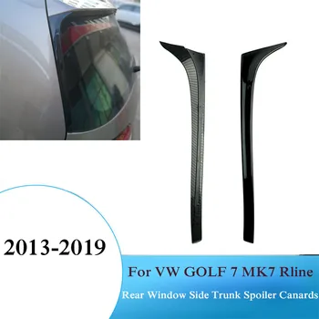 Глянцевый черный АБС-пластик, Боковое стекло заднего стекла, Спойлер багажника, Canards, Сплиттер, крылья для VW GOLF 7 MK7 Rline 2013-2019