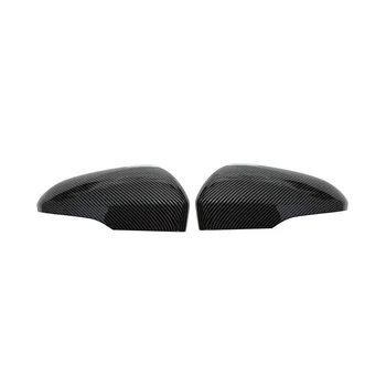 Автомобильная крышка из углеродного волокна черного цвета для зеркала заднего вида Ford