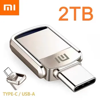 Новый Xiaomi U Disk 2 ТБ 1 ТБ USB 3.1 Type-C Интерфейс 256 ГБ 512 ГБ Мобильный Телефон Компьютер Взаимная Передача Портативная USB-Память