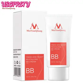 MeiYanQiong Perfect Cover BB Cream Care Отбеливающий Компактный Свежий И Влажный Восстанавливающий Тональный Крем Консилер Maquillaje TSLM2