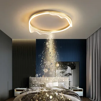 Светодиодная лампа для спальни в гостиной, Уютная и романтическая детская комната, потолочный светильник, Индивидуальное освещение для кабинета