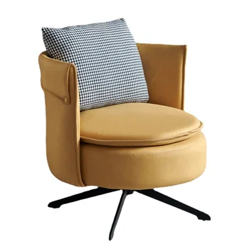 Одноместный диван, кресло для отдыха, вращающееся кресло, дизайнерское кресло интернет-знаменитости, гостиная небольшой квартиры, Ленивый костяной стул