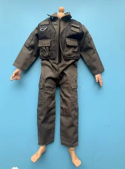 Мужская солдатская одежда в масштабе 1/6 1: 6, модель комбинезона пилота для 12-дюймовой фигурки
