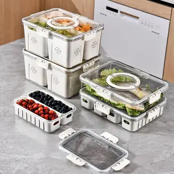 Ящик для хранения фруктов, Переносное вентиляционное отделение с крышкой, Экологичный контейнер для хранения овощей и фруктов для домашних ЖИВОТНЫХ, товары для дома