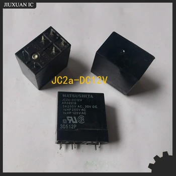 (Подержанный) 1 шт./лот, 100% оригинал, подлинное реле: JC2a-DC12V, 6 контактов, 5A