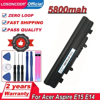 5800 мАч AL14A32 Аккумулятор для ноутбука Acer Aspire E15 E14 Touch E5-421 E5-572G Для EXTENSA EX2509 2510G EX2510 СЕРИИ TMP256-M-39NG