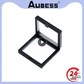 1-5 шт. Прозрачная полиэтиленовая пленка, высококачественная универсальная витрина, Гладкая защитная черная плавающая коробка, Инновационный дизайн