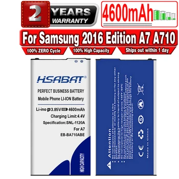 HSABAT 100% Новый 4600 мАч EB-BA710ABE Аккумулятор для Samsung GALAXY 2016 Edition A7 A710 A710F A7100 A7109