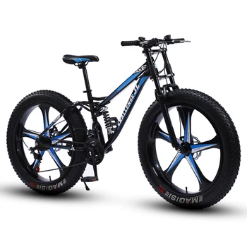 Снежный велосипед, шоссейный велосипед 26 дюймов, велосипед с двойным дисковым тормозом, амортизация для взрослых, износостойкость, открытый