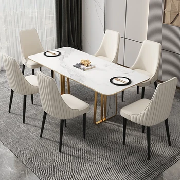 Обеденный стул Nordic Accent для гостиной Передвижной Современный дизайнерский стул Роскошные белые шезлонги Salle Manger Мебель для дома GPF30XP