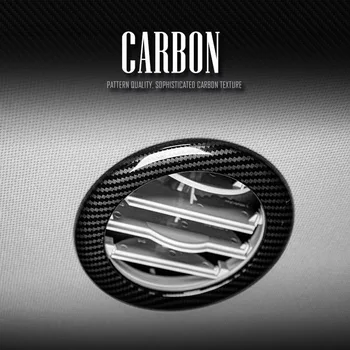 4ШТ Отделка вентиляционной рамы кондиционера на крыше автомобиля Интерьер из углеродного дерева для Hyundai Staria 2021-2023 Молдинги