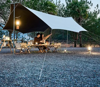 Навес для отдыха на открытом воздухе палатка бабочка кемпинг туристическое снаряжение для пикника солнцезащитный экран виниловый навес палатка