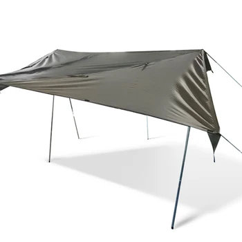 Двухслойная походная палатка TOMSHOO с домкратом для печки, Уличная палатка-вигвам для кемпинга, путешествий, пеших походов