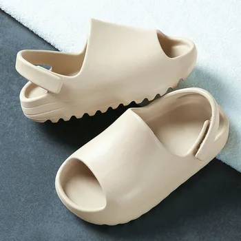 Детские сандалии на летней мягкой подошве, легкая обувь для малышей, мальчиков и девочек, Детская противоскользящая обувь