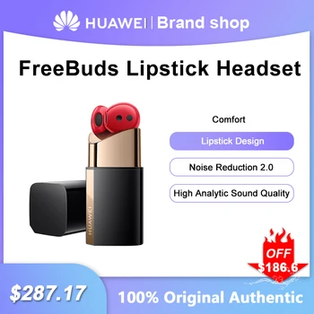 Беспроводная Bluetooth-гарнитура HUAWEI FreeBuds Lipstick, спортивные стереонаушники-вкладыши, наушники с сенсорным управлением и шумоподавлением
