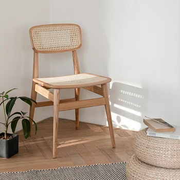 Дизайнерский стул, Обеденные стулья из массива дерева, стулья для гостиной, стул для домашнего отдыха, Стул со спинкой, Стол в скандинавском стиле, Стул для макияжа