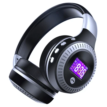 B19 Bluetooth Наушники Беспроводная гарнитура над ухом Hi-Fi Стерео AUX Micro SD Карта Воспроизведения с микрофоном