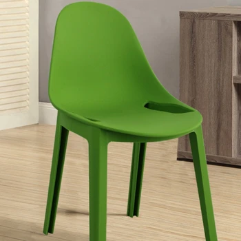 Расслабляющие Обеденные стулья в скандинавском стиле, Дизайнерские Пластиковые Обеденные стулья для уличной кухни, Садовая косметика, Мебель для дома Sedie Cucina YY50DC